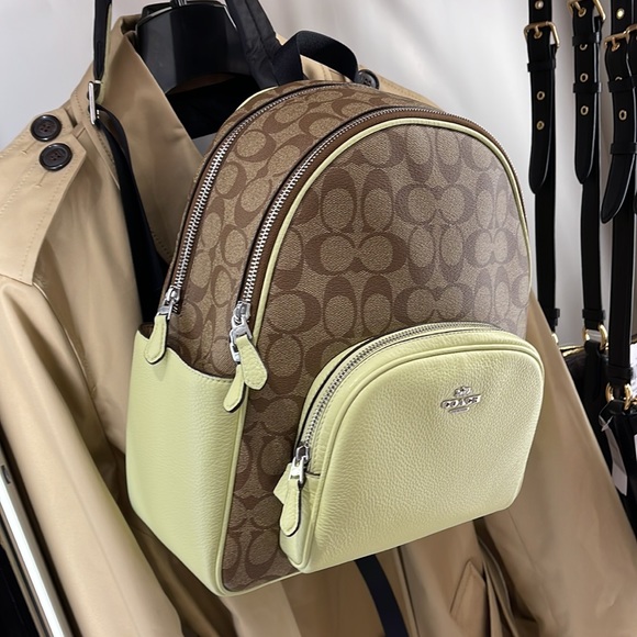 Coach Court Backpack In Signature Canvas
SV/Khaki/Pale Lime - Picture 16 of 16